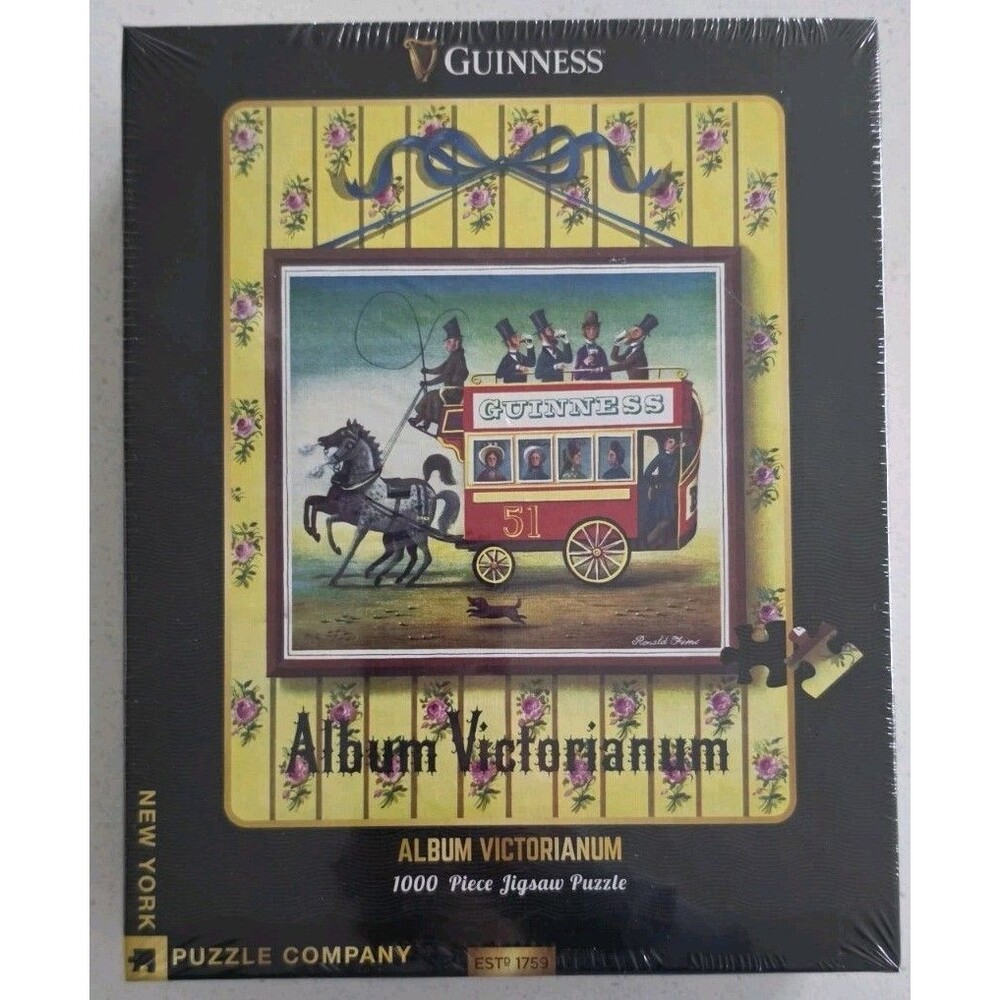 Guinness Puzzle New York Puzzle Co. 1000pc New Discontinued